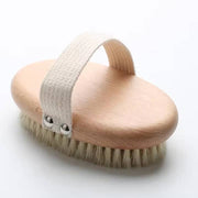 Natural beechwood body brush
