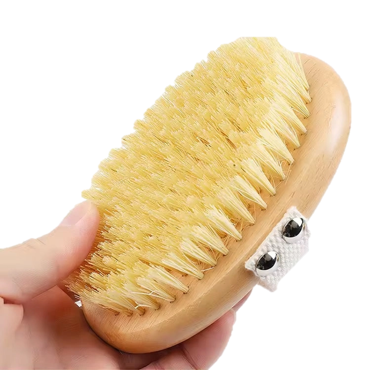 Natural beechwood body brush