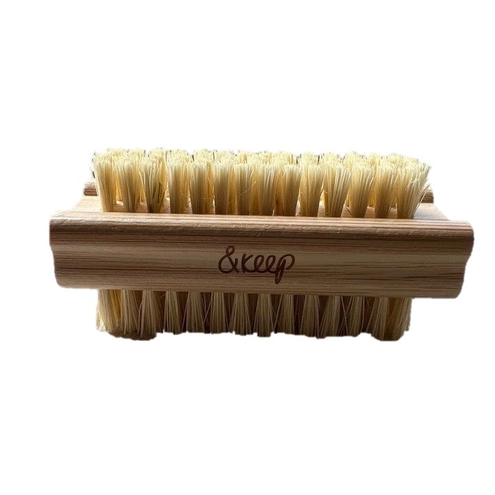 Bamboo and sisal nail brush