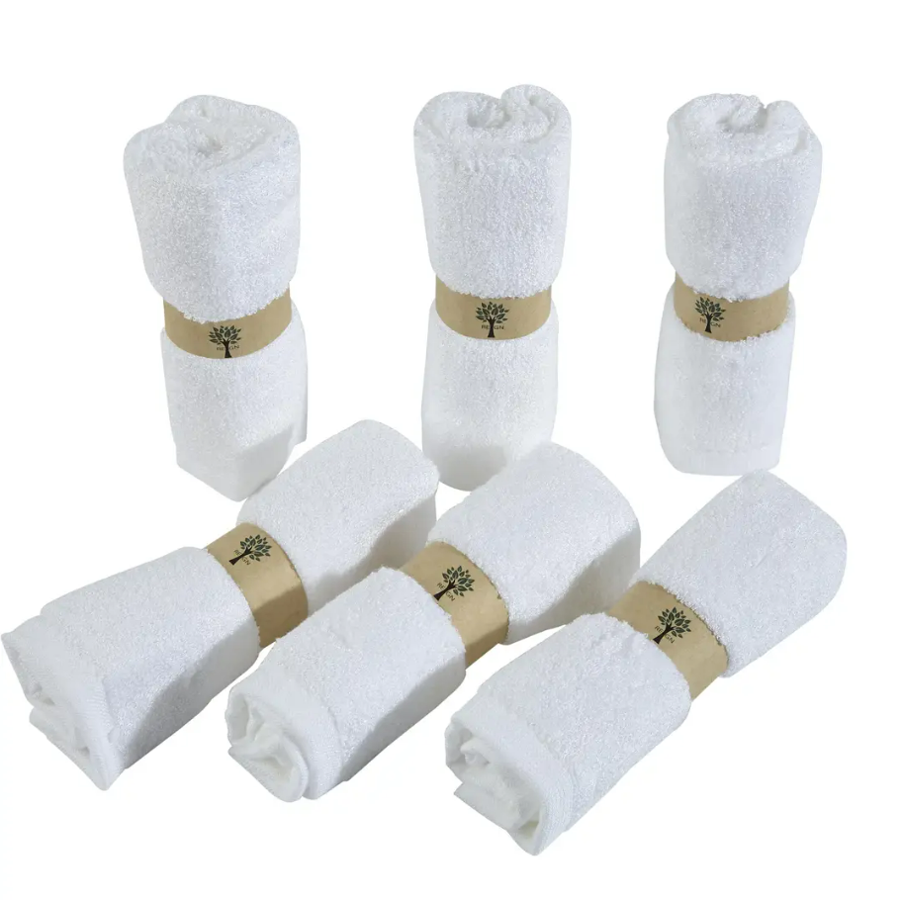 Bamboo washcloths - pack of six