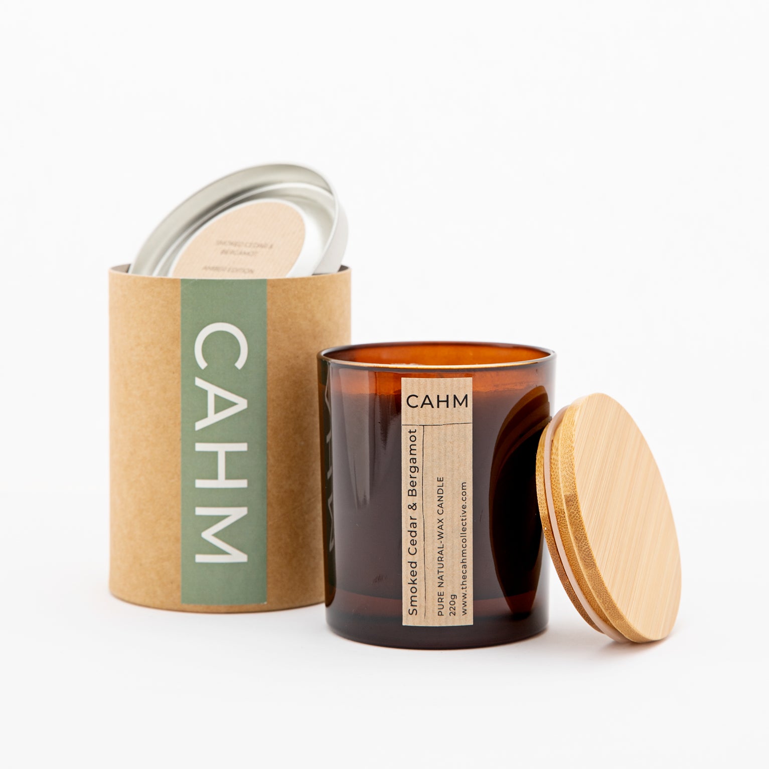 Smoked Cedar & Bergamot Cahm candle