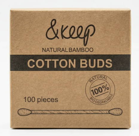 Cotton buds - natural bamboo