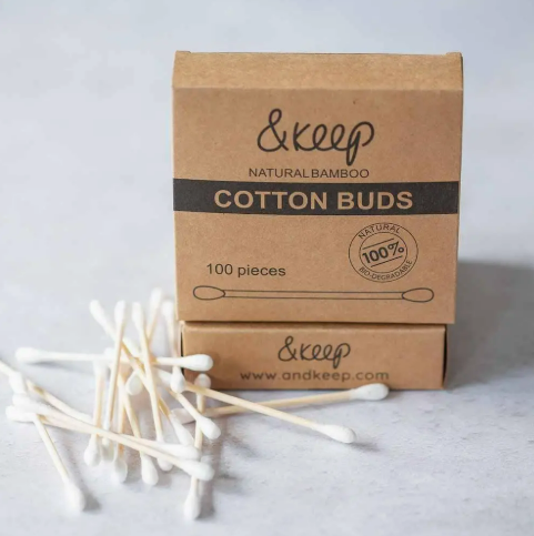 Cotton buds - natural bamboo