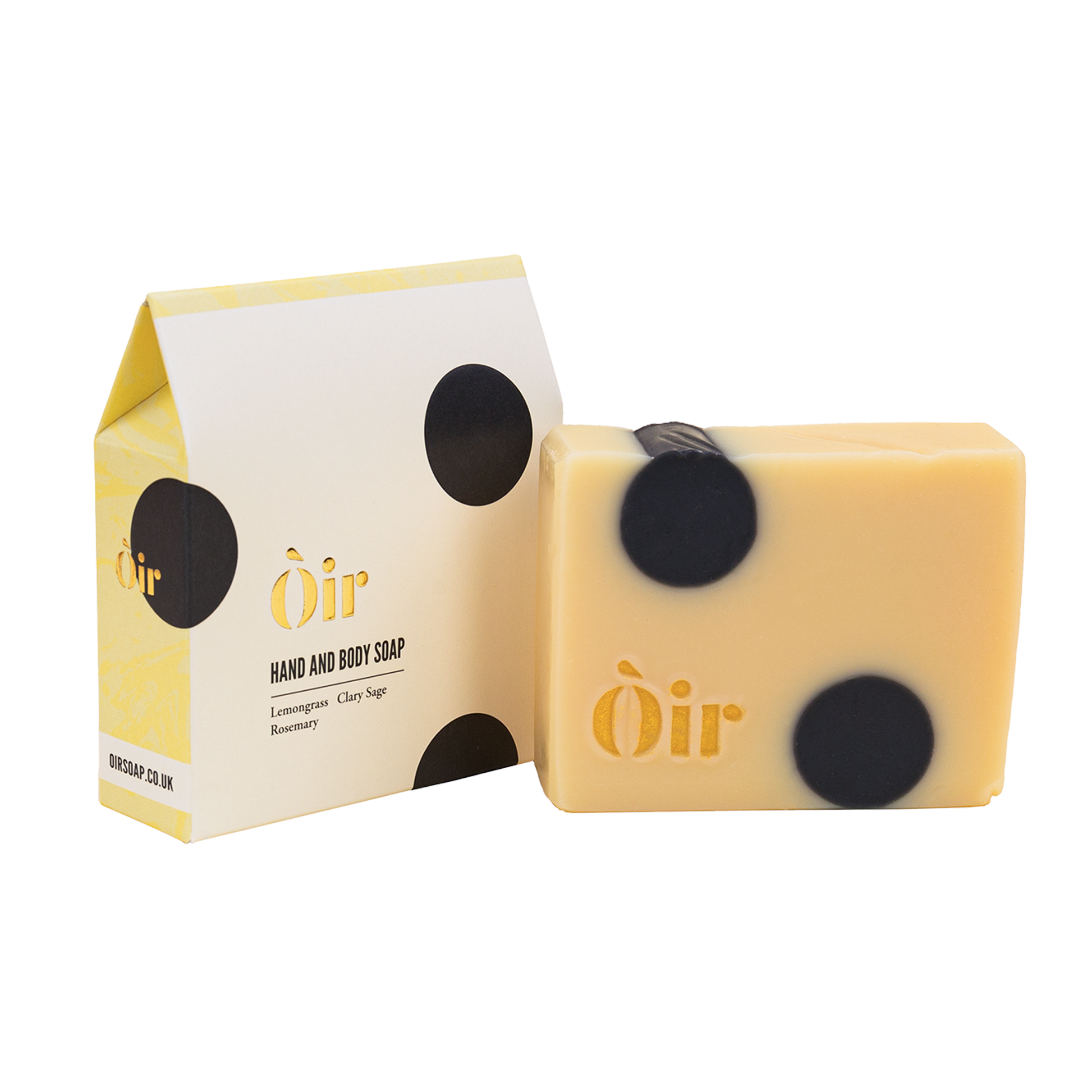 Lemongrass, clary sage, rosemary hand & body soap