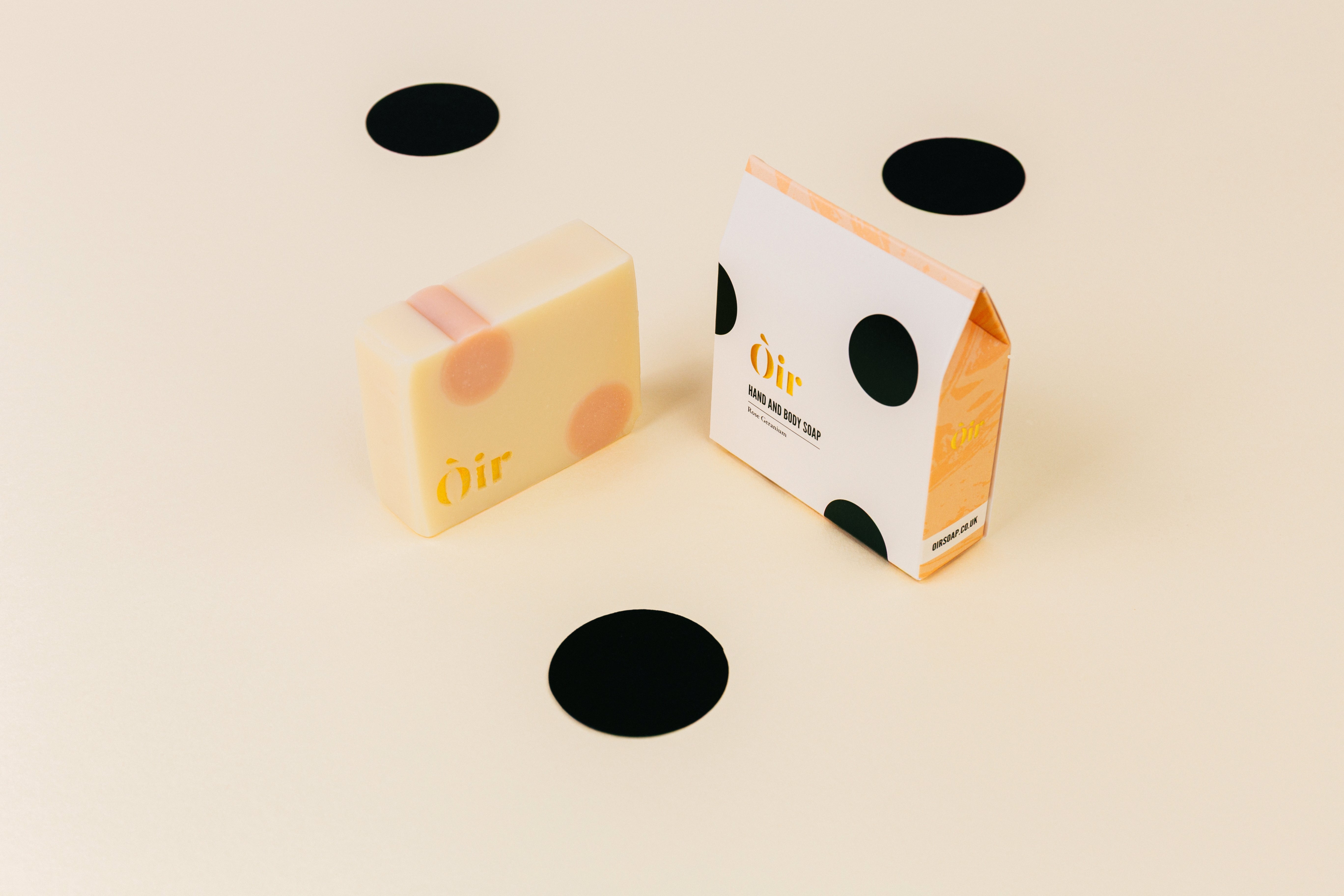 Rose geranium hand & body soap