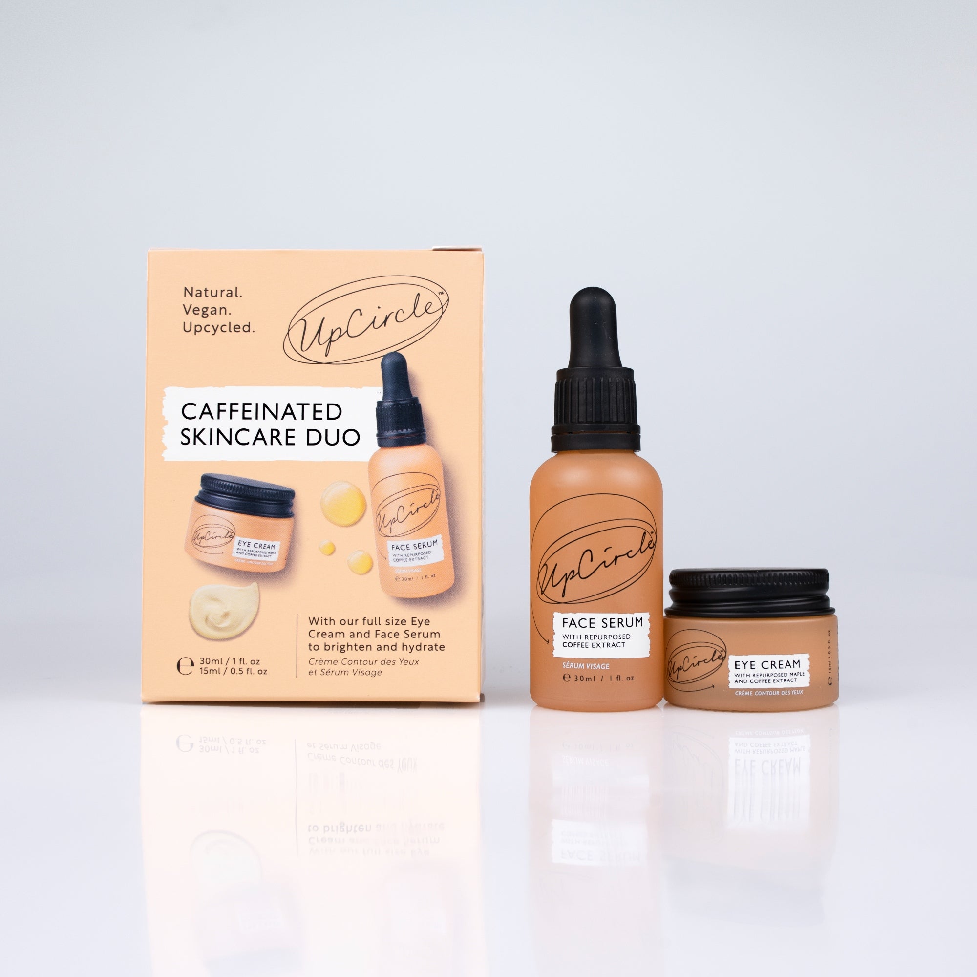 Caffeinated skincare duo gift set - UpCircle